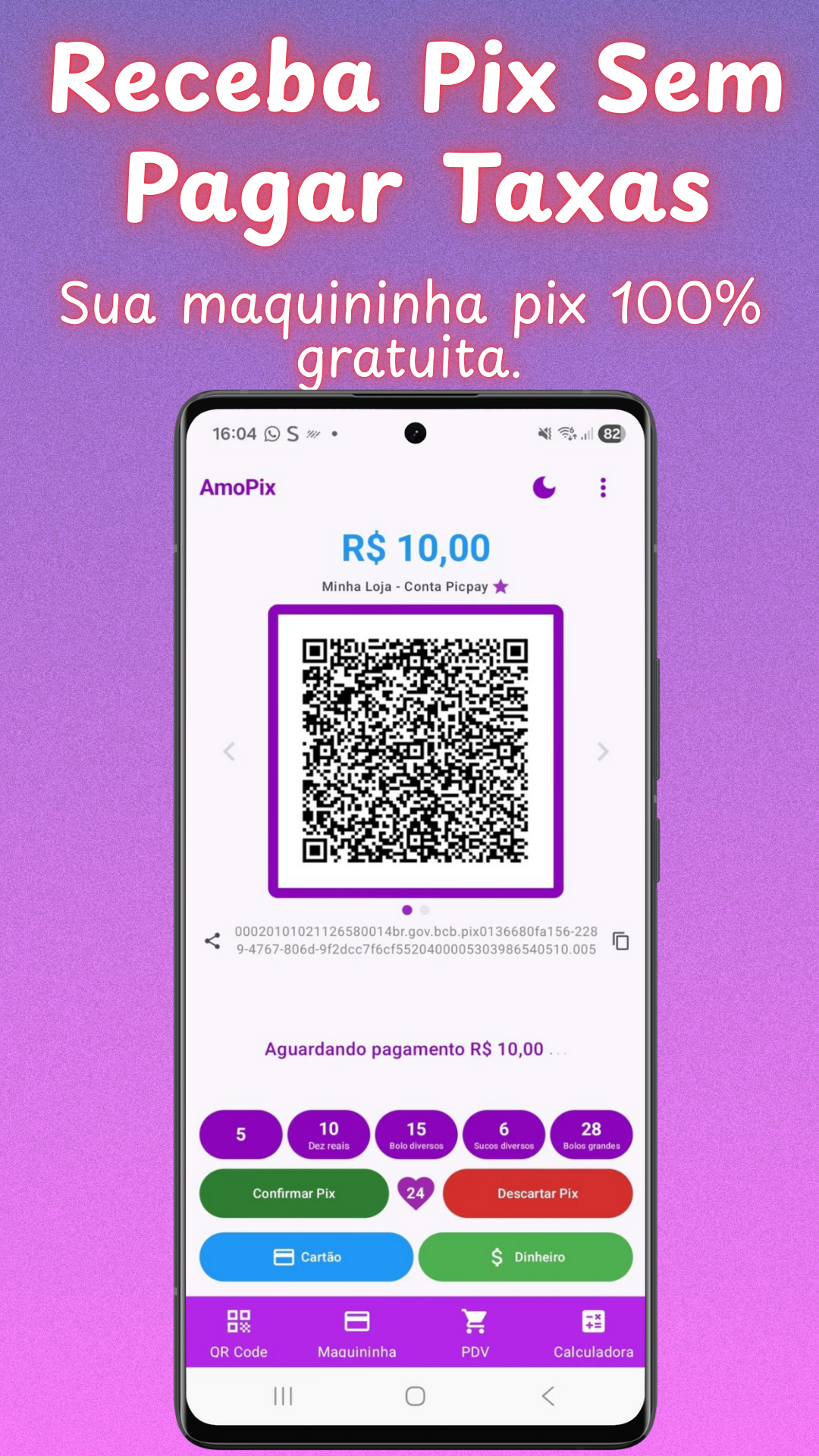 App Completo para Recebimento e Gerenciamento de PIX